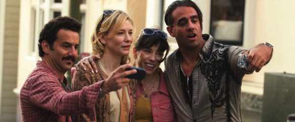 Max Casella, Cate Blanchett, Sally Hawkins and Bobby Cannvale in Woody Allen's Blue Jasmine (2013)