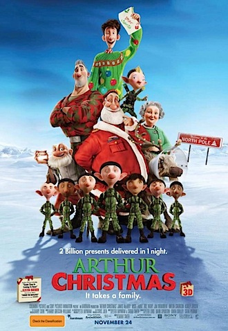 Review: Arthur Christmas, Immortals, When a City Falls, Rest for the Wicked and Submarine