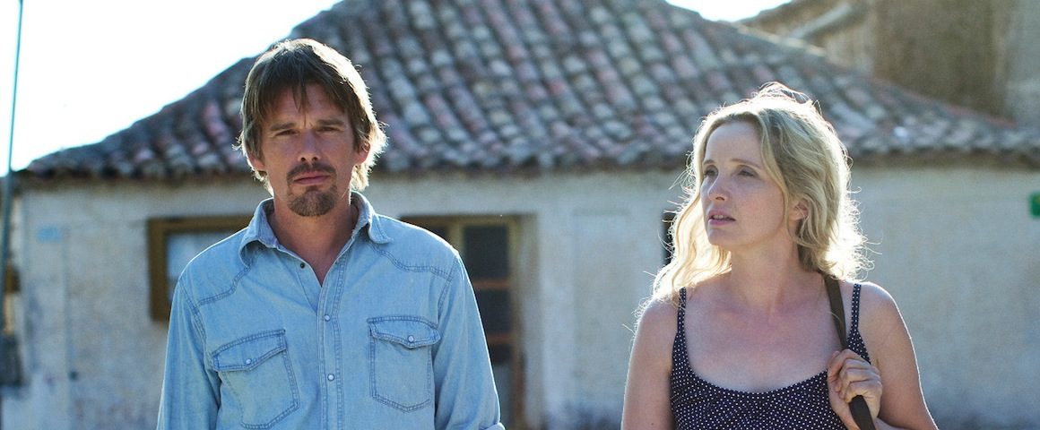 Ethan Hawke and Julie Delpy in Before Midnight, 2013.