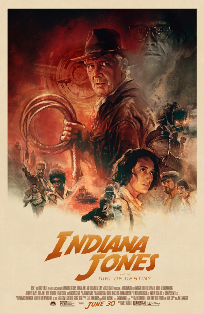 Indiana Jones and the Dial of Destiny poster.