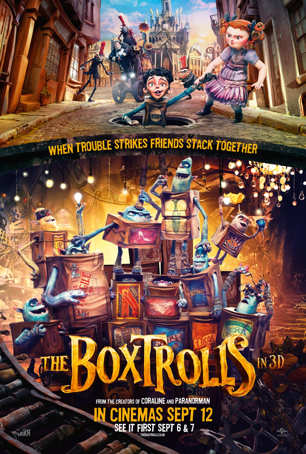The Boxtrolls poster.