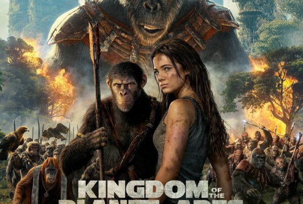 Kingdom of the Planet of the Apes poster.