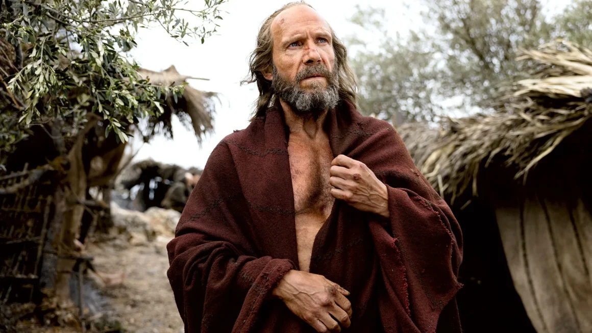 Ralph Fiennes as Odysseus in The Return.