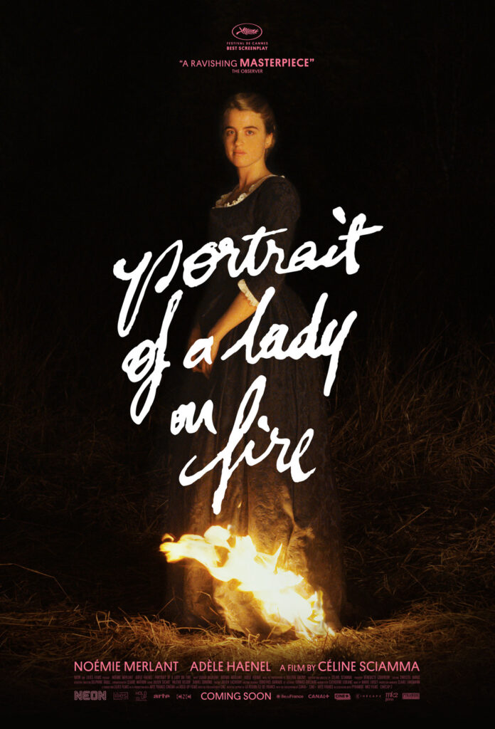 Portrait of a Lady on Fire poster.