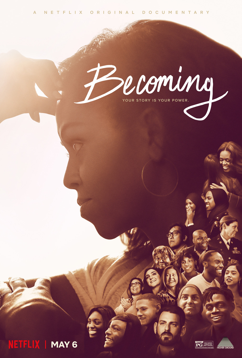 Becoming - Netflix poster.