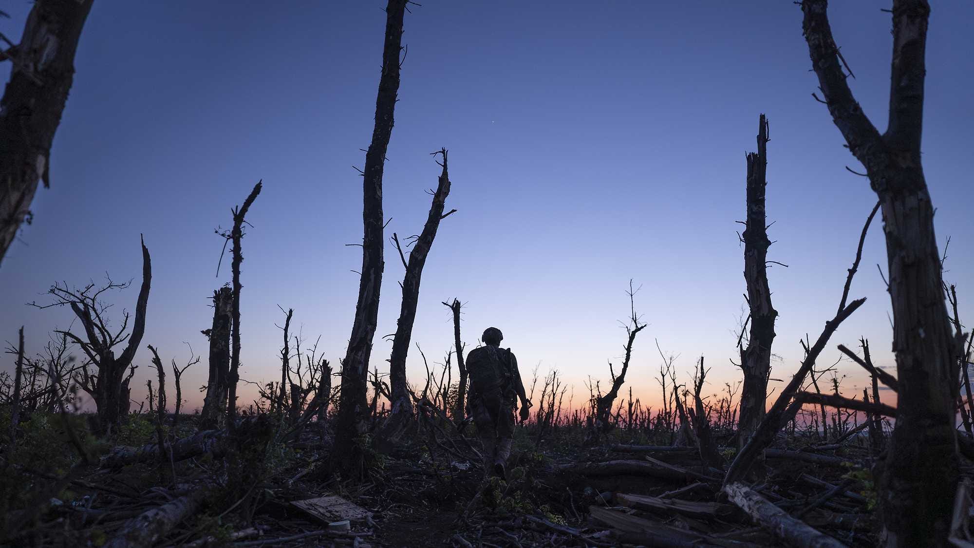 Still from the 2025 documentary film, 2000 Meters to Andriivka.