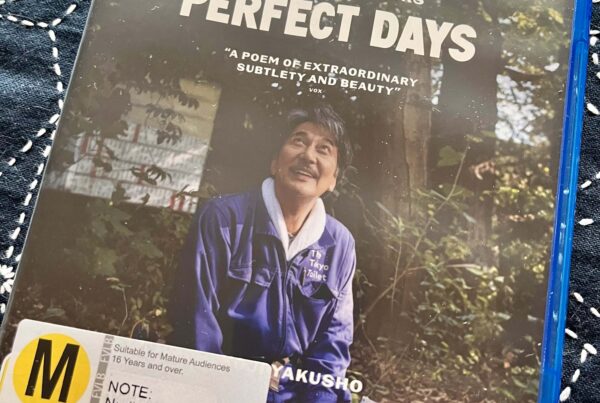 Blu-ray of Wim Wenders' Perfect Days.