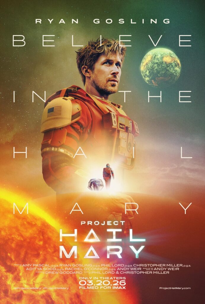 Project Hail Mary poster.