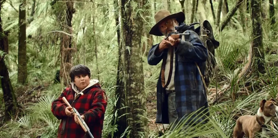 Still from Taika Waititi's 2016 hit film Hunt for the Wilderpeople.