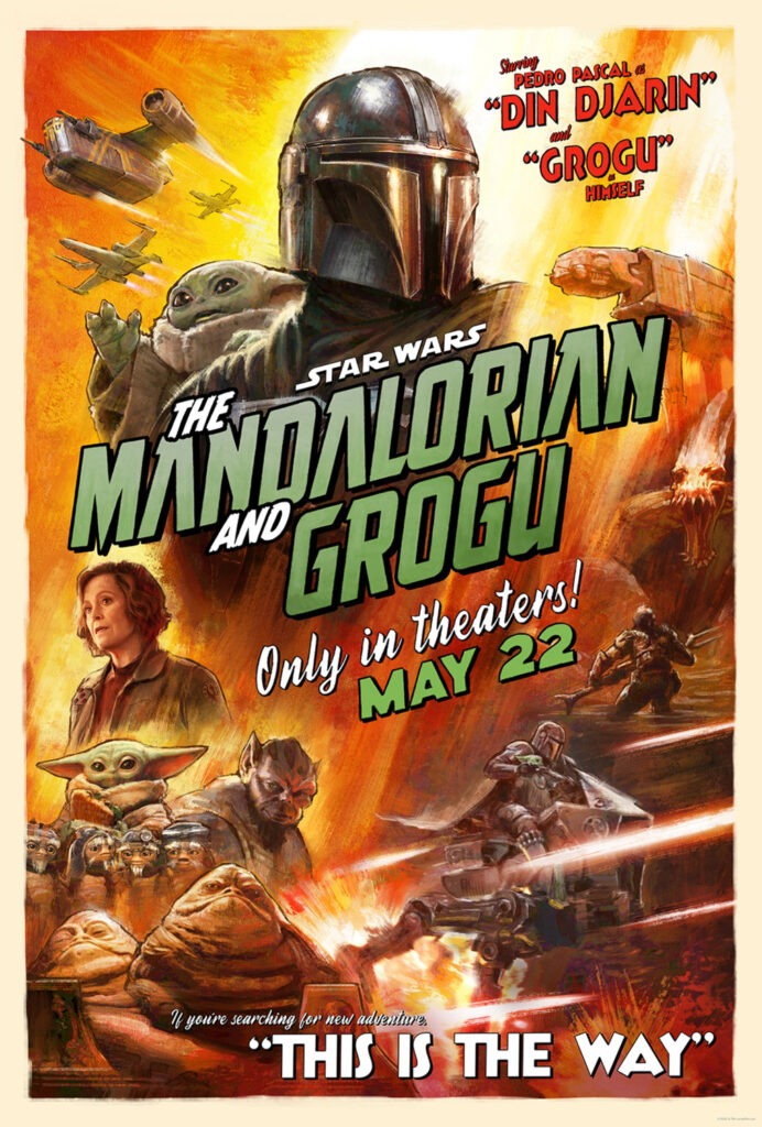 The Mandalorian and Grogu poster.