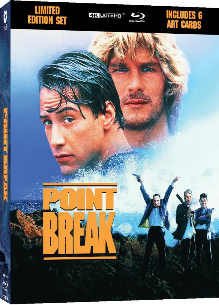 Point Break (1991) 4K UHD box cover.