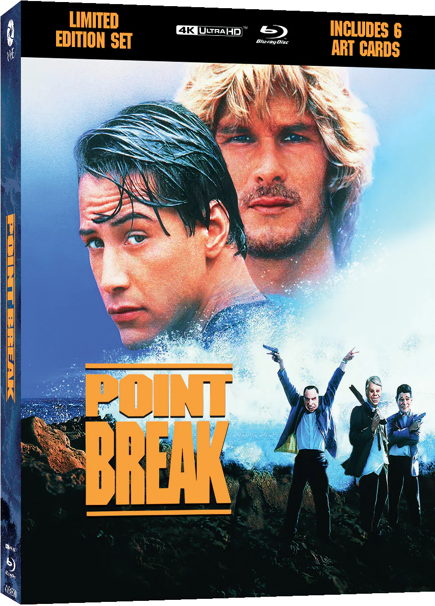 Point Break (1991) 4K UHD box cover.